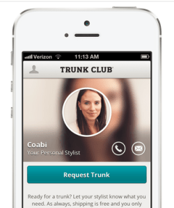 Trunk Club- a personalized shopping service for men