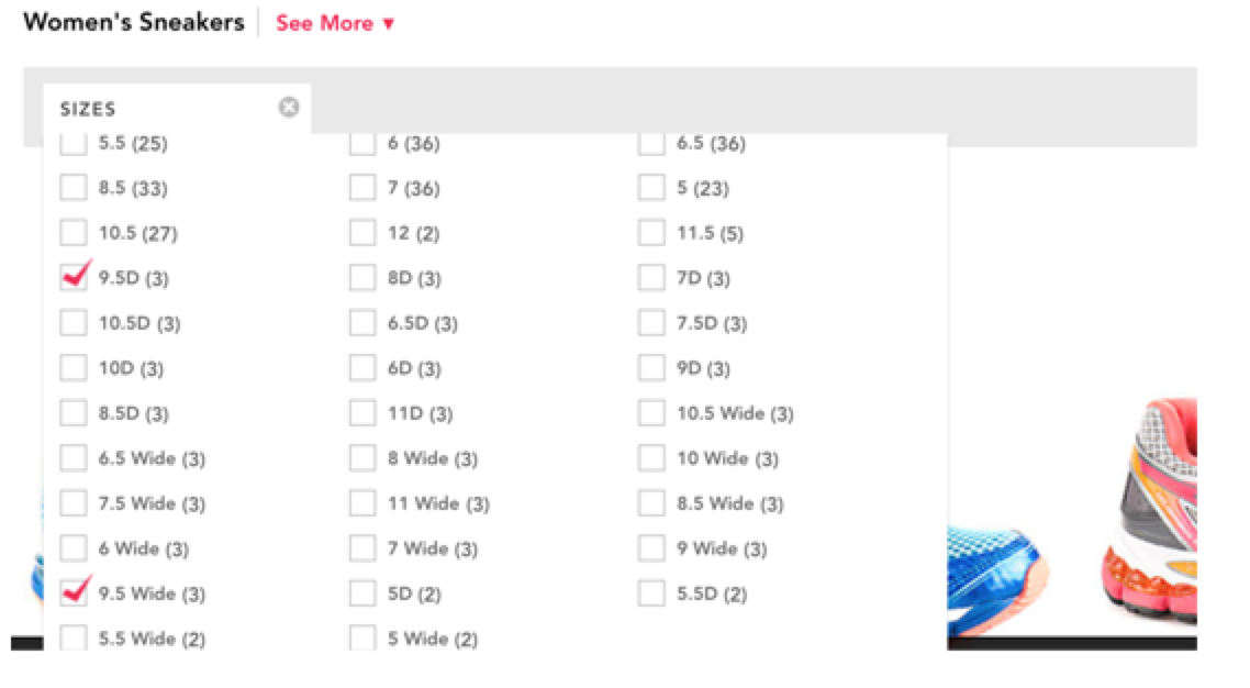 navigation & refinements
